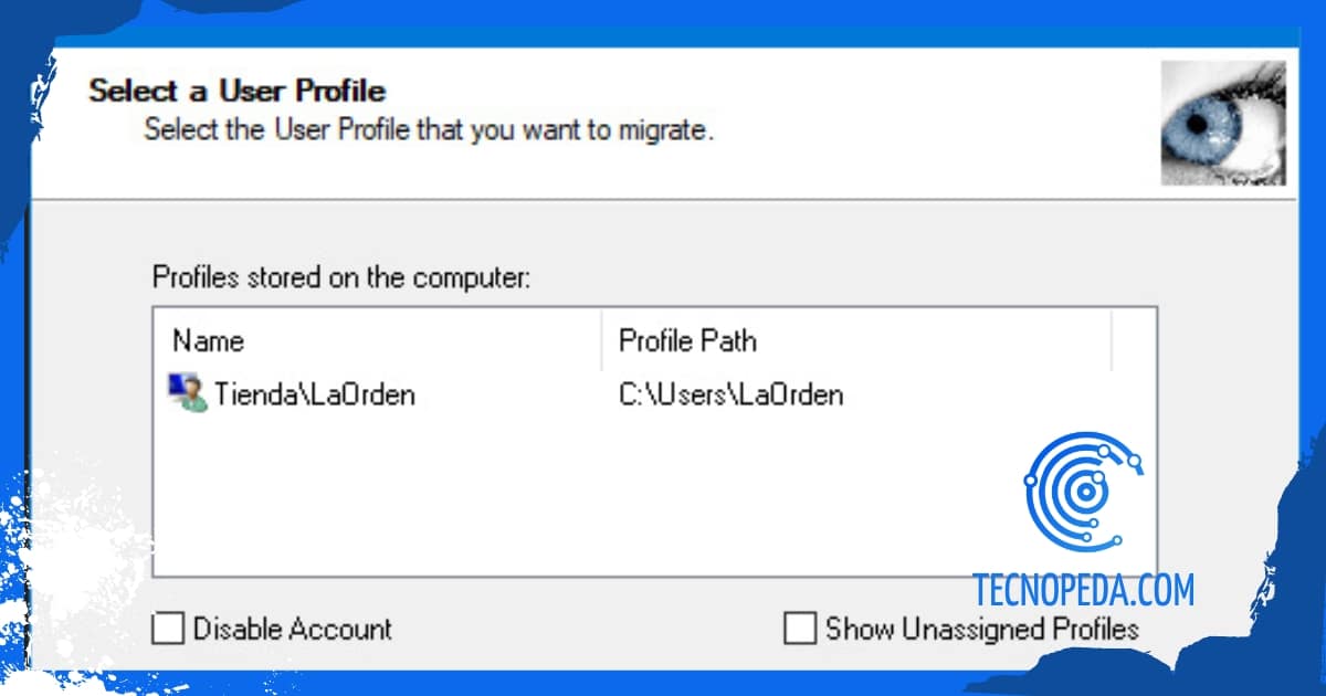 Elegir perfil de usuario en Transwiz