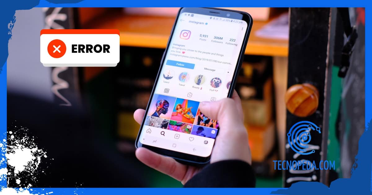 Error al cargar foto en instagram