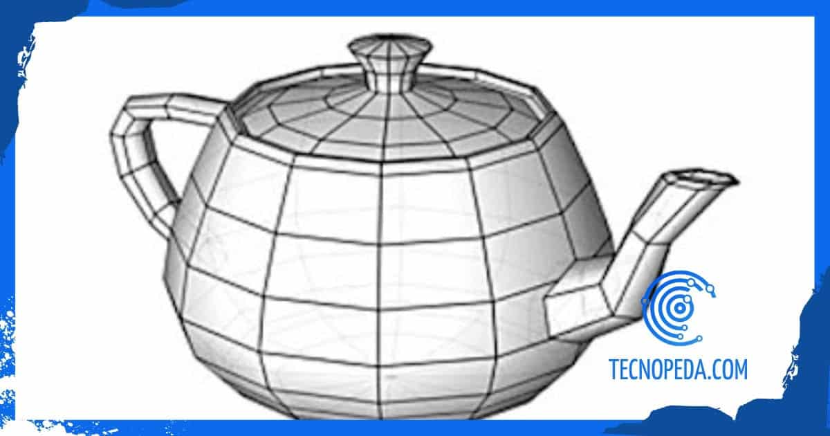 Modelado 3d de la tetera de Utah