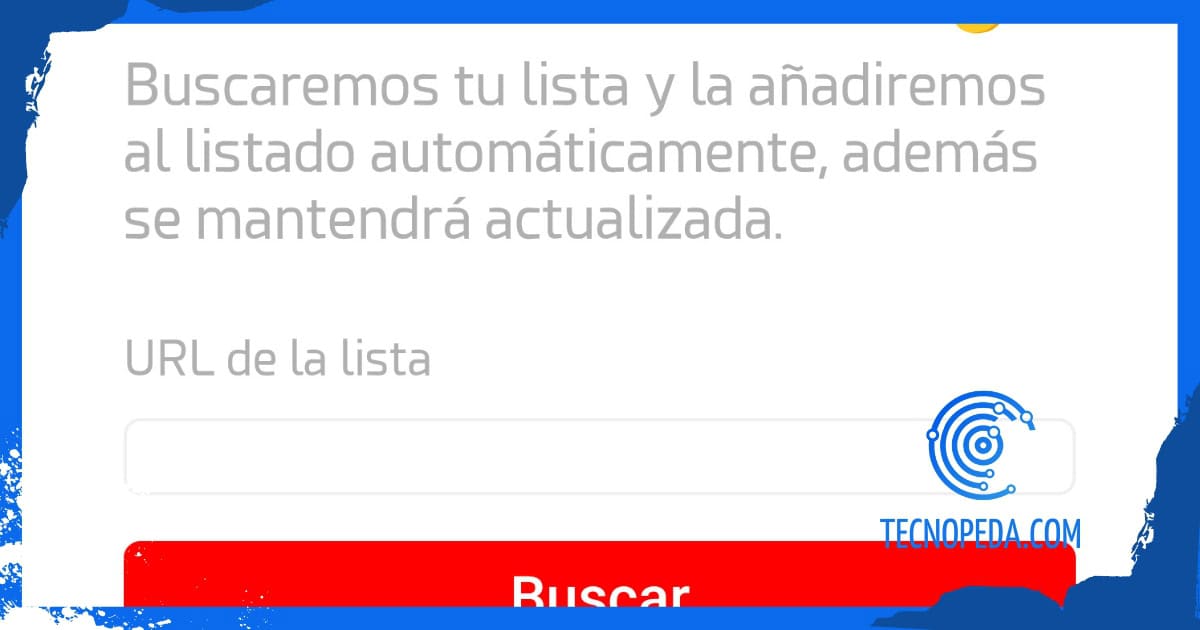 Añadir lista en Ticky Player