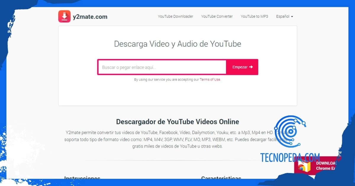 pasar de youtube a mp3 con y2mate
