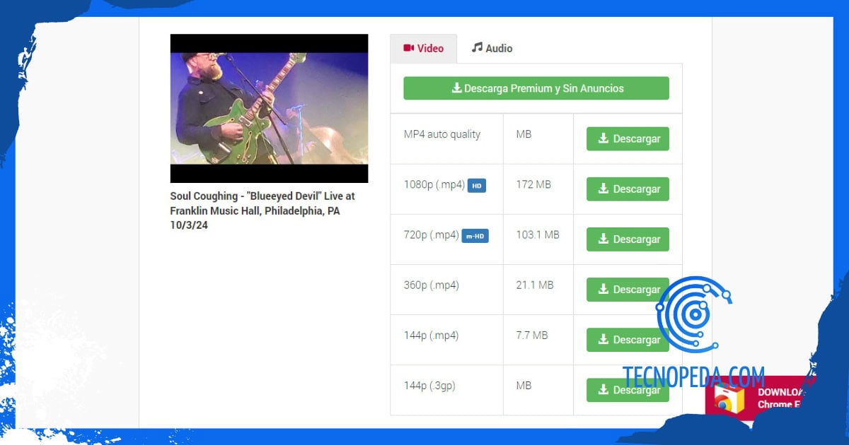 pasar de youtube a mp3 con distintas calidades de audio
