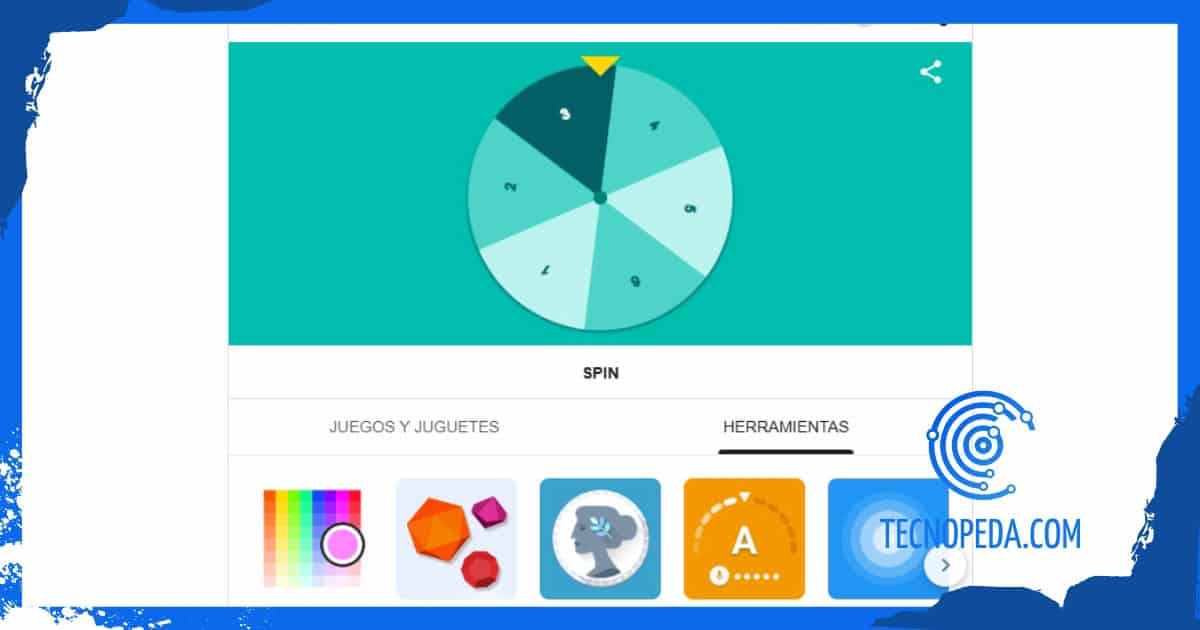 Spiner de Google para generar un número aleatorio