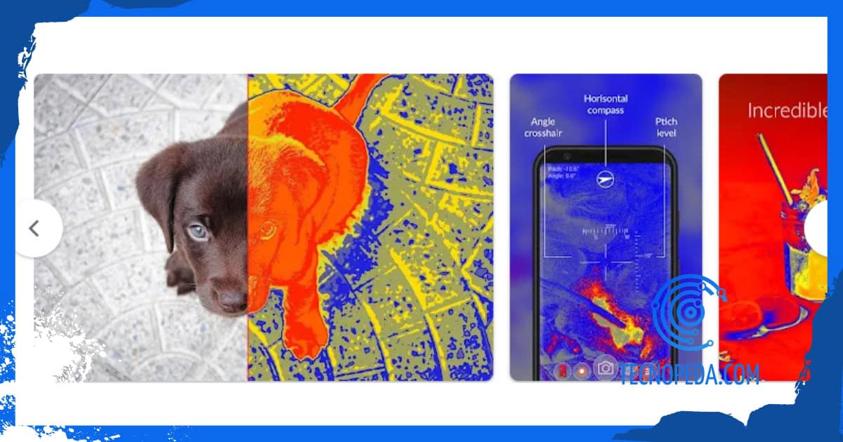 Thermal scanner camera VR simulador de cámara térmica
