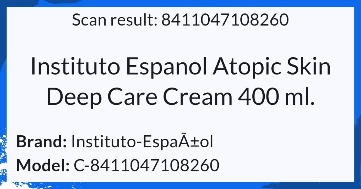 Información Código de Barras