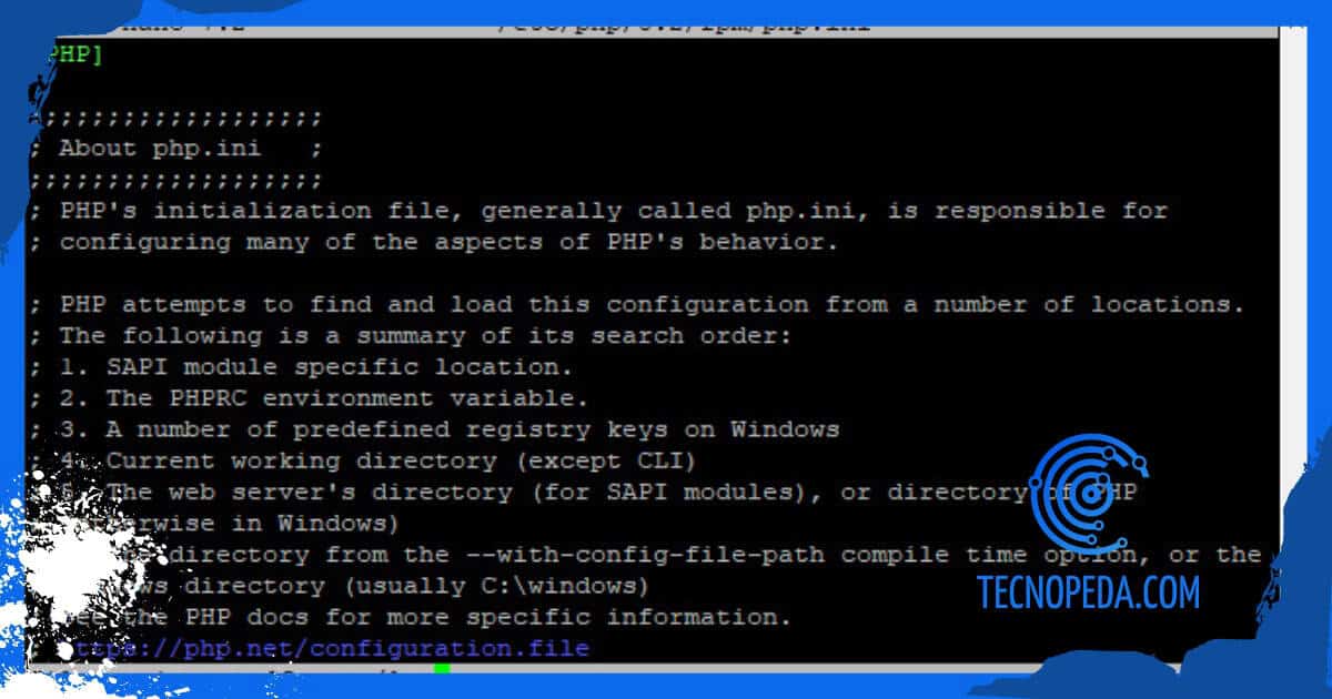 Archivo de configuración de PHP en VPS