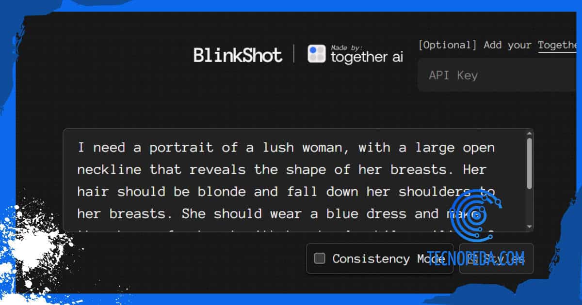 Promt para crear imágenes en BlinkShot