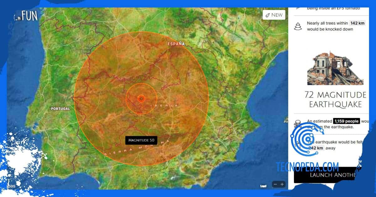 Terremoto provocado por un asteroide en asteroid launcher