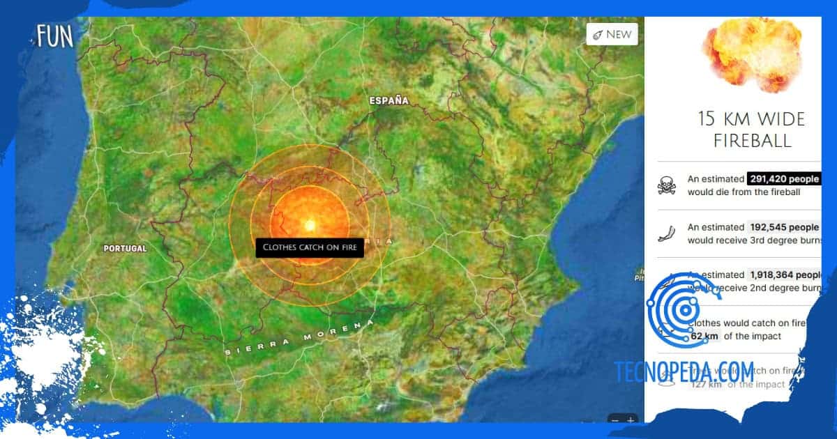 Fuego provocado por un asteroide en asteroid launcher