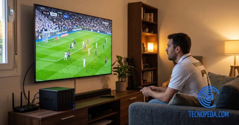 Utilizar un NAS para ver fútbol en casa